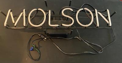 Molson Neon Sign