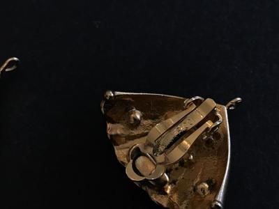 Nina Ricci Signed Vintage Designer Earrings. Marked