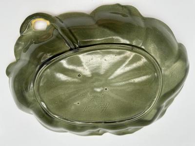 Mid Century Harold Johnson Signed Leaf Dish