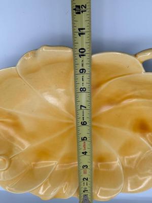 Mid Century Harold Johnson Signed Leaf Dish