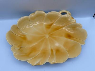 Mid Century Harold Johnson Signed Leaf Dish