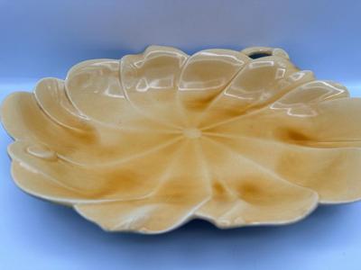 Mid Century Harold Johnson Signed Leaf Dish