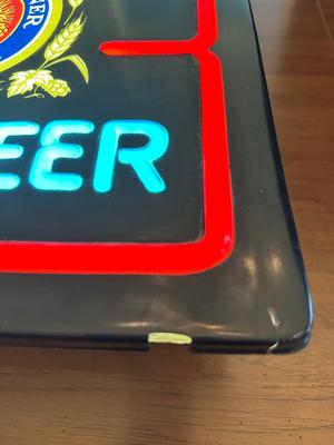 Miller Lite Plastic Illuminated Electric Sign