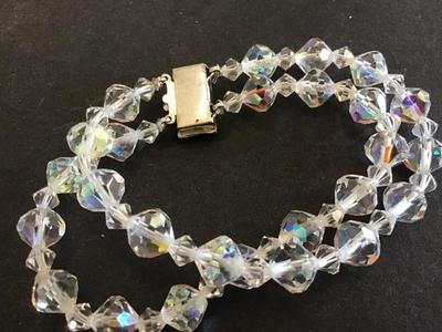 Crystal Double Strand Bracelet Vintage