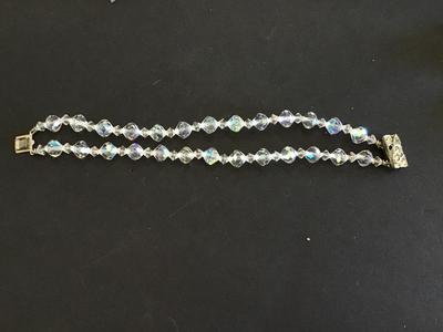 Crystal Double Strand Bracelet Vintage