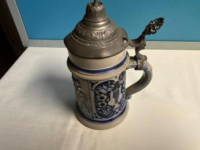Sale Photo Thumbnail #575: made of stoneware and pewter lid
