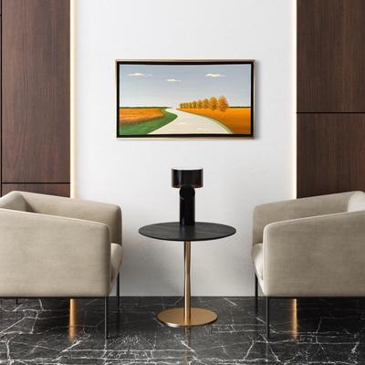 Sale Photo Thumbnail #563: Measures: 36.5" wide x 20.75" high x 1.5" deep in floating frame.