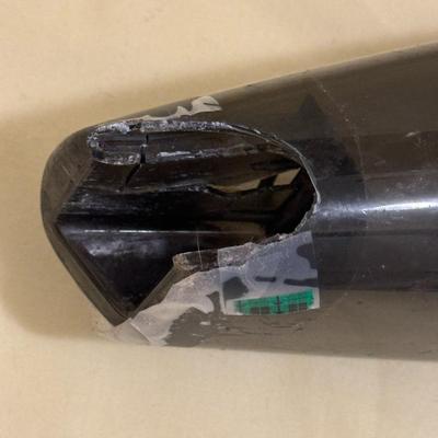 Sale Photo Thumbnail #520: Bissell 3-in-One Vac: Tested/Works/Flaw- See pics, the plastic on the edge where it sucks is broken off.