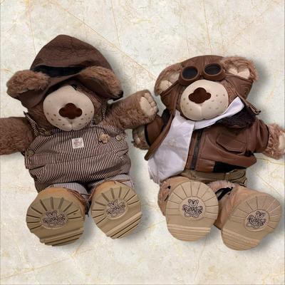 Sale Photo Thumbnail #530: THREE Large Furskins Teddy Bears- missing shoe has been found!!