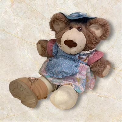 Sale Photo Thumbnail #537: THREE Large Furskins Teddy Bears- missing shoe has been found!!
