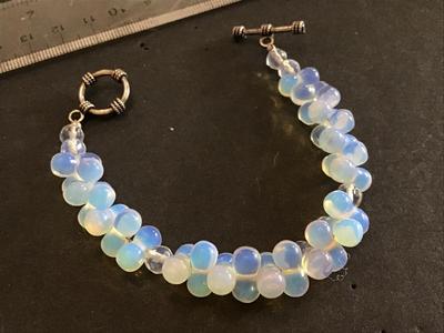 Opaline Gem stone Bracelet 925 TOOGLE