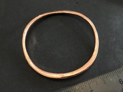Copper wave Bangle