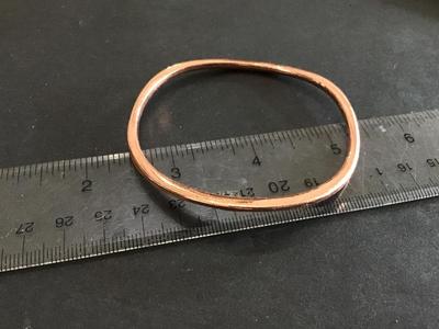 Copper wave Bangle