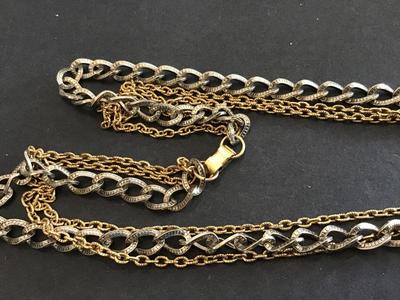 Marked Art Vintage multi strand Starburst Necklace