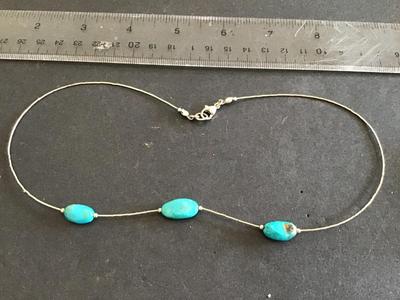 925 Vintage Turquoise Necklace