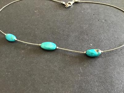 925 Vintage Turquoise Necklace