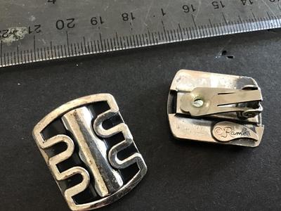 Rame Clip on Earrings