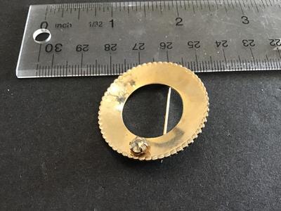 Gold Tone Vintage Pin