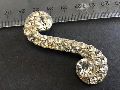 Antique Rhinestone Pin