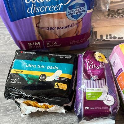 Sale Photo Thumbnail #770: Home Personal Care Products Lot - bed pads and personal pads