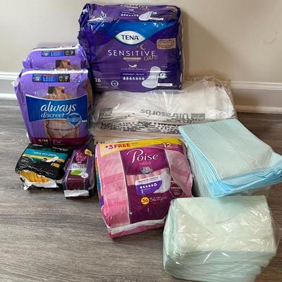 Sale Photo Thumbnail #768: Home Personal Care Products Lot - bed pads and personal pads