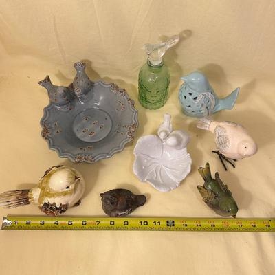 Sale Photo Thumbnail #791: 8 Birds, Birds, Birds! Ceramic, Glass Figurines/Decor
