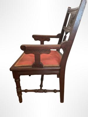 Antique Eastlake Carved Armchairs