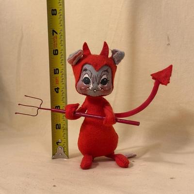 Sale Photo Thumbnail #858: Annalee Vintage Mobilitee Dolls #1: Mouse Dragon 1965/1982 Meredith, NH USA; great condition