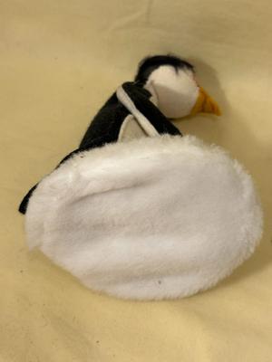 Sale Photo Thumbnail #872: Annalee Vintage Mobilitee Dolls #3: Penguin with Baby, Meredith, NH USA 1993- 7" tall - great condition