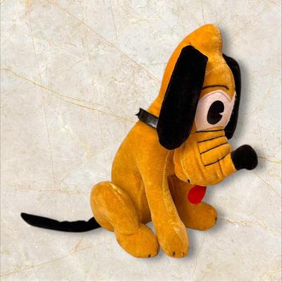 Sale Photo Thumbnail #882: Vintage Pluto, Walt Disney Productions: Character Novelty Co. Approx 10" tall, good condition