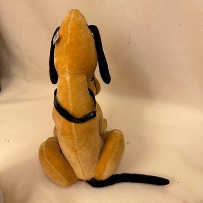 Sale Photo Thumbnail #885: Vintage Pluto, Walt Disney Productions: Character Novelty Co. Approx 10" tall, good condition