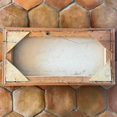 Sale Photo Thumbnail #607: Tranquil Landscape, in floating frame
Measures: 31" wide x 16" high x 2.25" deep
