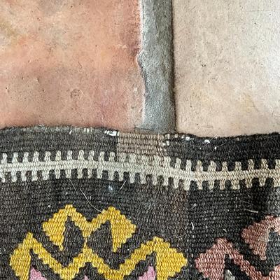 Sale Photo Thumbnail #612: Tribal diamond pattern, has some damage (refer to photos)
Measures: 8'2" wide x 11'10" long