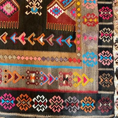 Sale Photo Thumbnail #617: Tribal diamond pattern, has some damage (refer to photos)
Measures: 8'2" wide x 11'10" long
