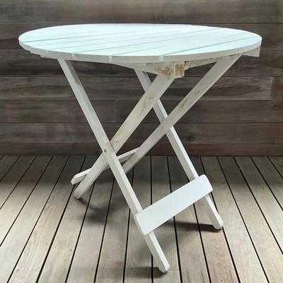 Sale Photo Thumbnail #687: Table is in good condition
Measures: 29" high x 30" diameter