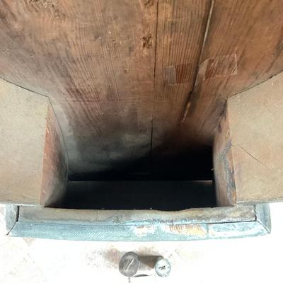 Sale Photo Thumbnail #784: Comes with weights and crank
Measures: 7'5.5" high x 17" wide x 8" deep x 28" base width
has been serviced by McCash Clock Co. 
Est. Value $6000