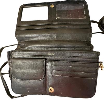 Sale Photo Thumbnail #936: Nice Handbag Lot w Coach and Buxton+ Gray Eelskin Wallet, Lord & Taylor Maroon Woven Crossbody Bag +
All in very good to great condition!