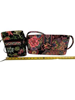 Sale Photo Thumbnail #1007: Two Vera Bradley Small Handbags- Clutch, Crossbody- great condition!