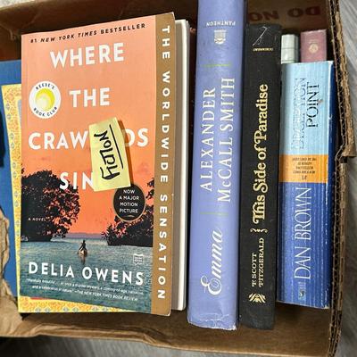 Sale Photo Thumbnail #1058: One Box Chock Full of Fiction Books