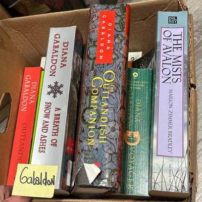 Sale Photo Thumbnail #1065: Diana Gabaldon Fans- Here You Go! Big Box of Books! Includes the Outlandish Companion Hardback!