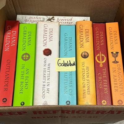 Sale Photo Thumbnail #1064: Diana Gabaldon Fans- Here You Go! Big Box of Books! Includes the Outlandish Companion Hardback!