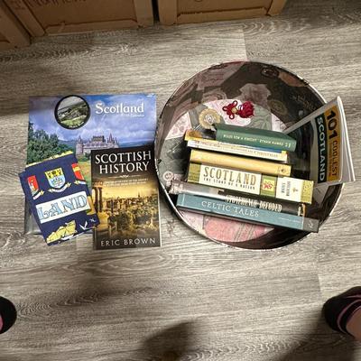 Sale Photo Thumbnail #1082: All About Scotland and Celts- Books, Calendar, Flag