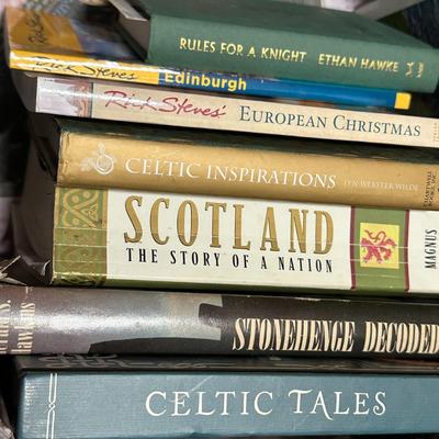 Sale Photo Thumbnail #1084: All About Scotland and Celts- Books, Calendar, Flag