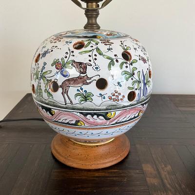 Sale Photo Thumbnail #912: No shades
Both Measure: 15.5" high x  6.5" diameter base x 6.5" high base
