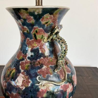 Sale Photo Thumbnail #919: Measures: 23" high x 9" vase height x 6" diameter