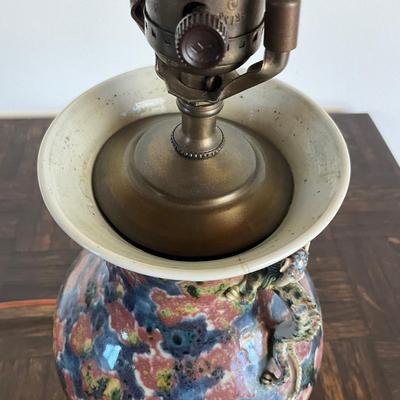 Sale Photo Thumbnail #917: Measures: 23" high x 9" vase height x 6" diameter