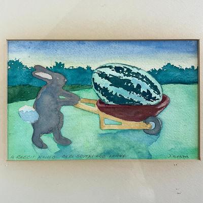 Sale Photo Thumbnail #978: Matted
Measures: 12" high x 14" wide