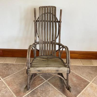 Sale Photo Thumbnail #1085: Measures: 30.5" high x 25" deep x 16" wide x 13.5" seat depth x 12" seat height
