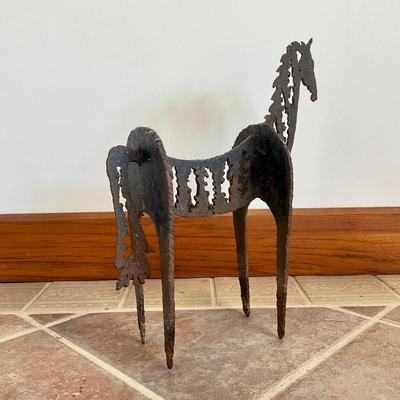 Sale Photo Thumbnail #1108: Is weathered and has rust
Measures: 17.25" high x 15" wide x 6" deep