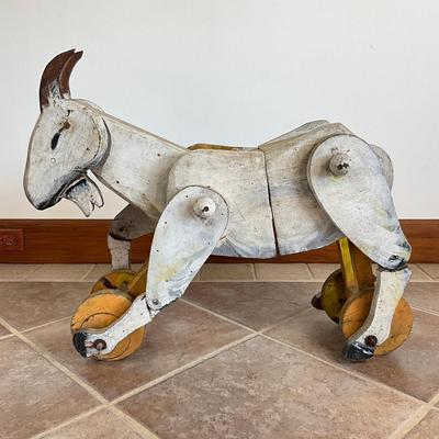 Sale Photo Thumbnail #1116: Body does move, legs bend & head bends
Measures: 24.75" high x 9.5" wide x 28.5" long